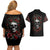 skull-couples-matching-off-shoulder-short-dress-and-hawaiian-shirt-red-rose