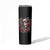 Skull Skinny Tumbler Red Rose