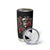 Skull Tumbler Cup Red Rose