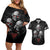 skull-couples-matching-off-shoulder-short-dress-and-hawaiian-shirt-no-see-no-hear-no-speak-evil