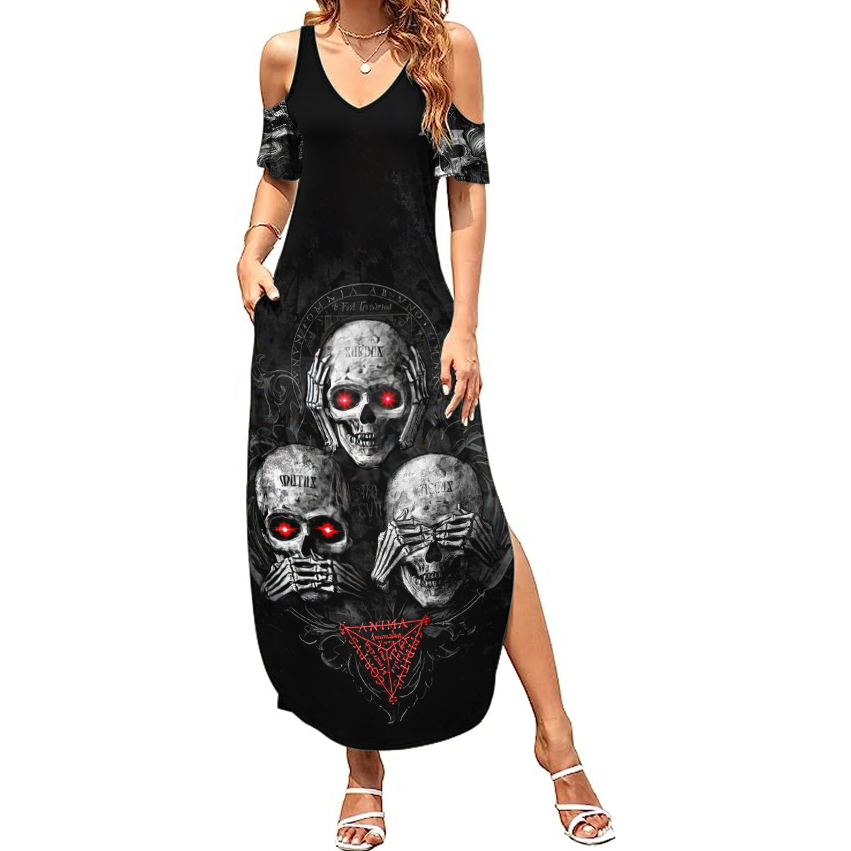 skull-summer-maxi-dress-no-see-no-hear-no-speak-evil