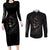 skull-couples-matching-long-sleeve-bodycon-dress-and-long-sleeve-button-shirts-black-reaper