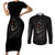 skull-couples-matching-short-sleeve-bodycon-dress-and-long-sleeve-button-shirts-black-reaper