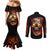 skull-couples-matching-mermaid-dress-and-long-sleeve-button-shirts-fire-skull-tattoo-scream