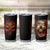 Skull Tumbler Cup Fire Skull Tattoo Scream