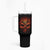 Skull Tumbler With Handle Fire Skull Tattoo Scream