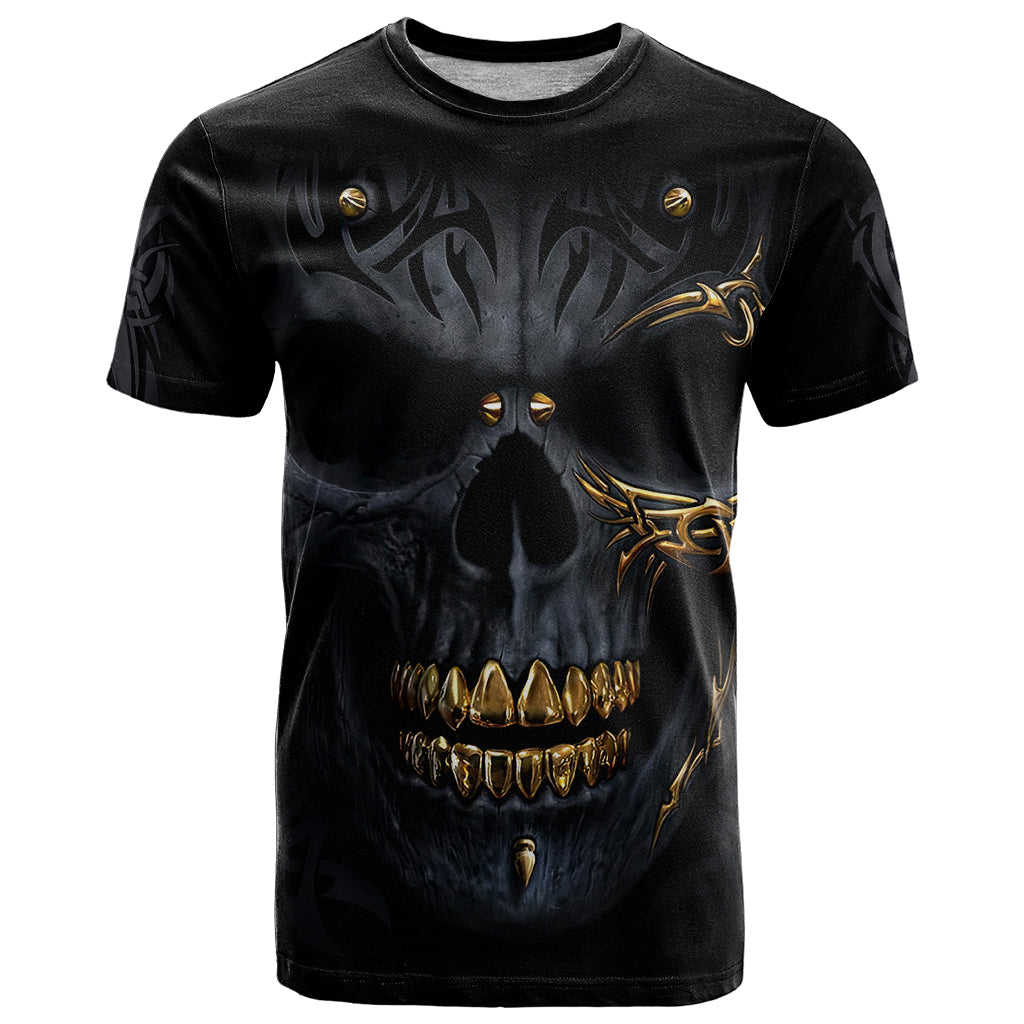 skull-t-shirt-golden-skull-gangster