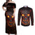 skull-couples-matching-off-shoulder-maxi-dress-and-long-sleeve-button-shirts-flame-skull-lava-inside