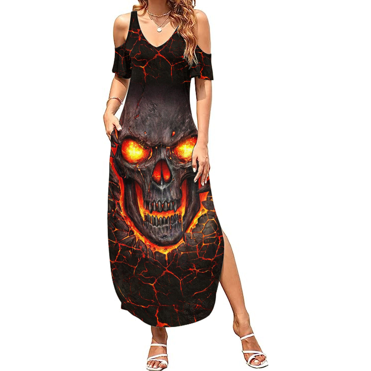 skull-summer-maxi-dress-flame-skull-lava-inside