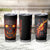 Skull Tumbler Cup Flame Skull Lava Inside