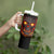 Skull Tumbler With Handle Flame Skull Lava Inside