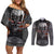 skull-couples-matching-off-shoulder-short-dress-and-long-sleeve-button-shirts-metal-head-skull-american