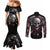 skull-couples-matching-mermaid-dress-and-long-sleeve-button-shirts-riding-motocycle-girl-rose