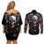 skull-couples-matching-off-shoulder-short-dress-and-long-sleeve-button-shirts-riding-motocycle-girl-rose