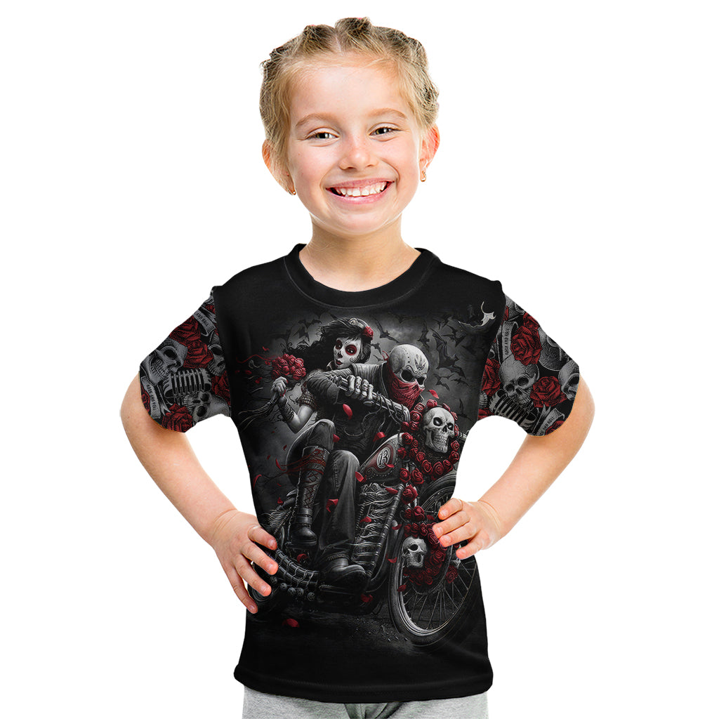 skull-kid-t-shirt-riding-motocycle-girl-rose