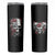 Skull Skinny Tumbler Three Skull No See Evil Rose