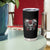 Skull Tumbler Cup Three Skull No See Evil Rose