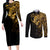 skull-couples-matching-long-sleeve-bodycon-dress-and-long-sleeve-button-shirts-golden-warrior-royal