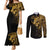 skull-couples-matching-mermaid-dress-and-long-sleeve-button-shirts-golden-warrior-royal