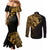 skull-couples-matching-mermaid-dress-and-long-sleeve-button-shirts-golden-warrior-royal