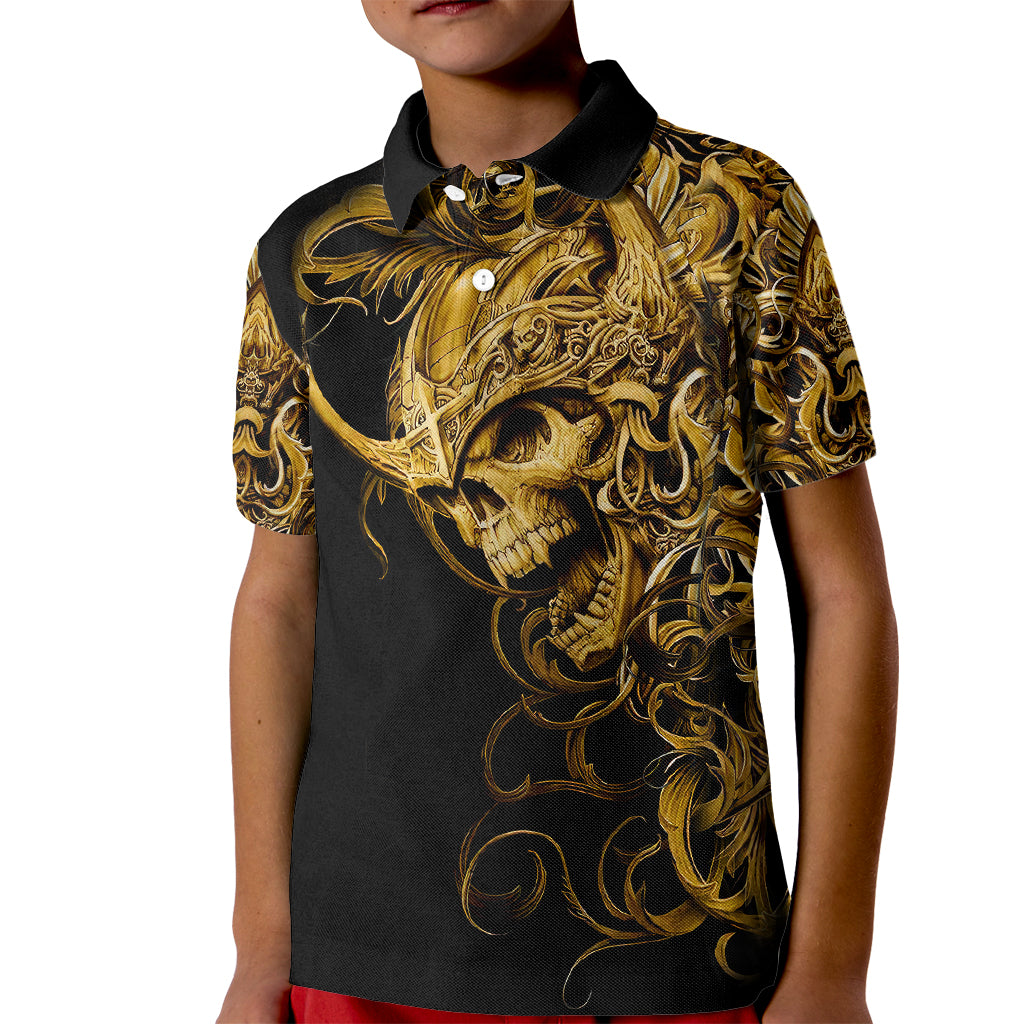 skull-kid-polo-shirt-golden-warrior-royal