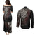 skull-couples-matching-puletasi-dress-and-long-sleeve-button-shirts-silver-warrior-royal