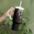 Skull Tumbler With Handle Silver Warrior Royal