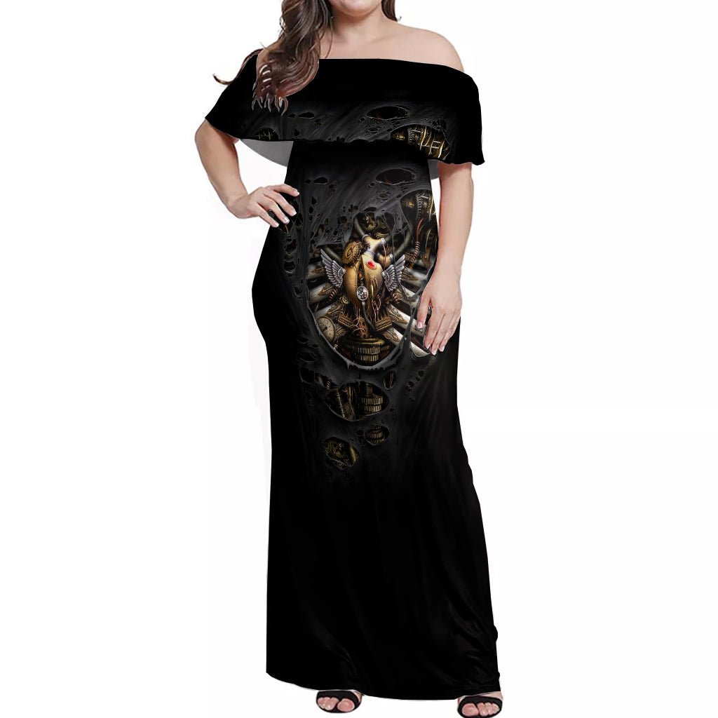 skull-off-shoulder-maxi-dress-skeleton-steampunk-heart-inside