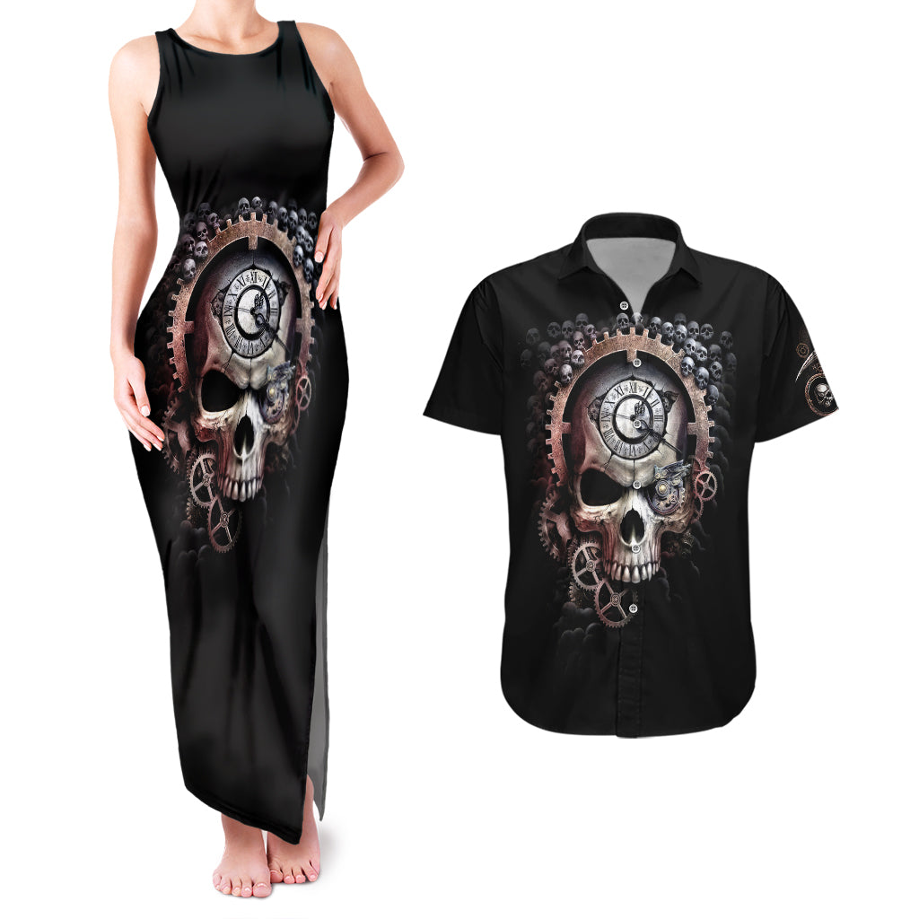 skull-couples-matching-tank-maxi-dress-and-hawaiian-shirt-skull-grim-time-reaper