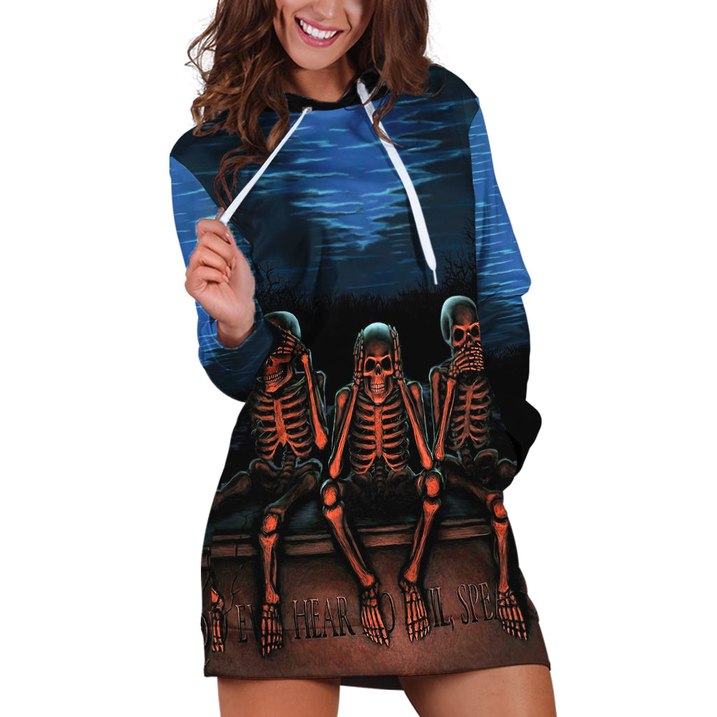 skull-hoodie-dress-three-skeleton-no-see-no-speak-no-hear