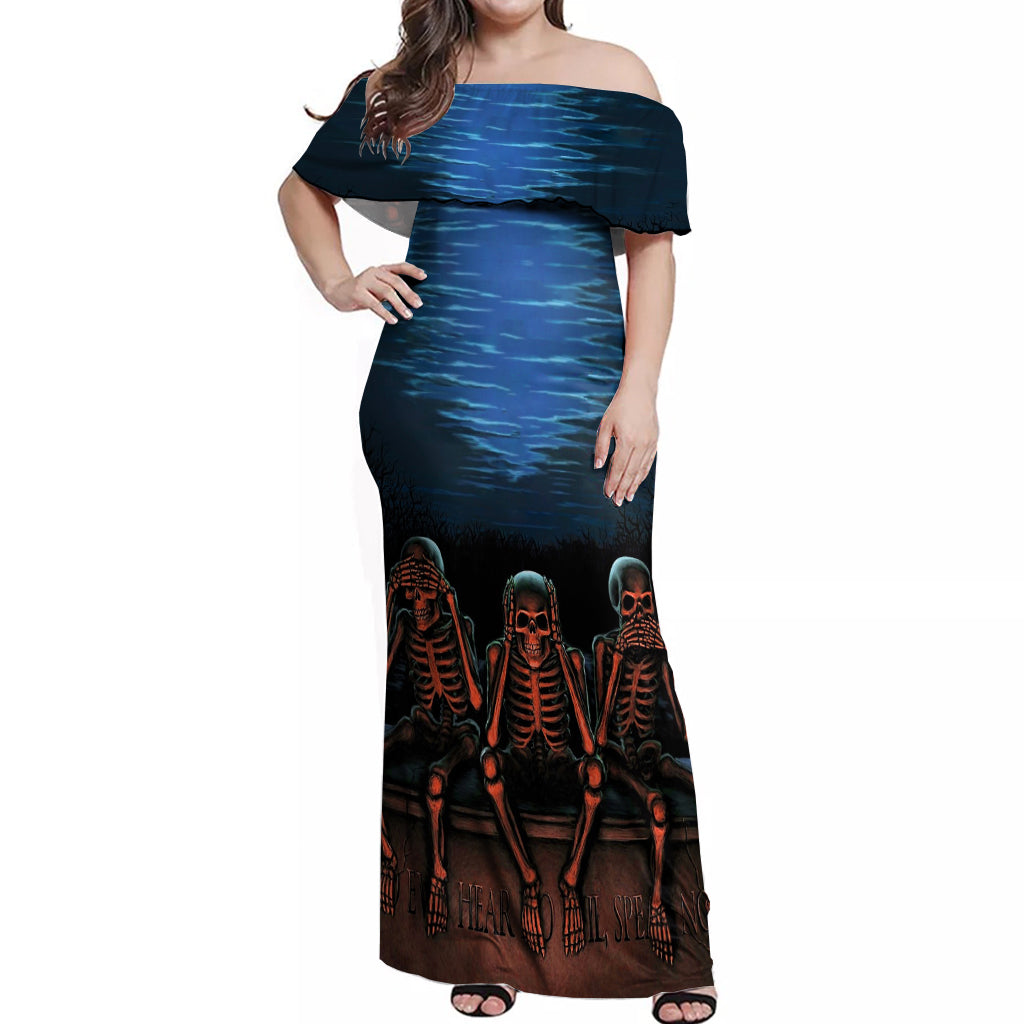 skull-off-shoulder-maxi-dress-three-skeleton-no-see-no-speak-no-hear