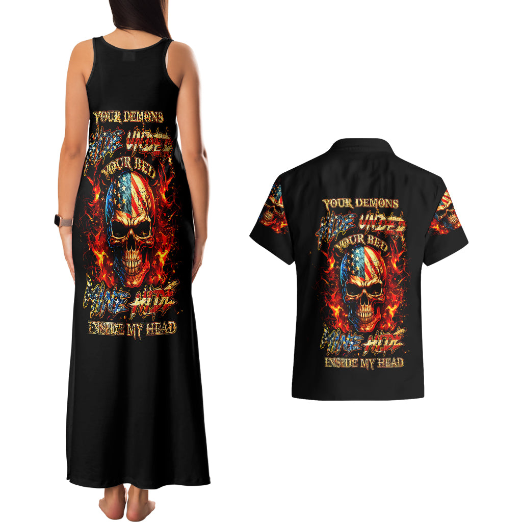 fire-skull-couples-matching-tank-maxi-dress-and-hawaiian-shirt-my-demon-hide-inside-my-head