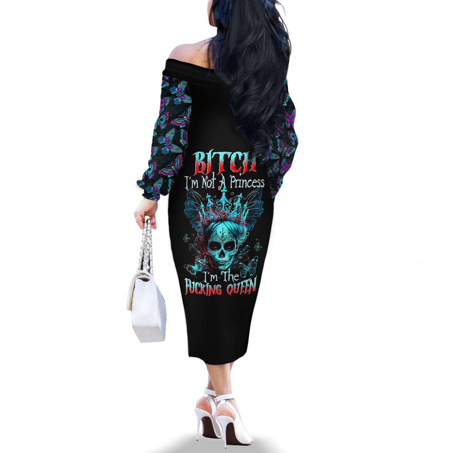 da-de-los-muertos-skull-off-the-shoulder-long-sleeve-dress-im-not-a-princess-im-the-queen