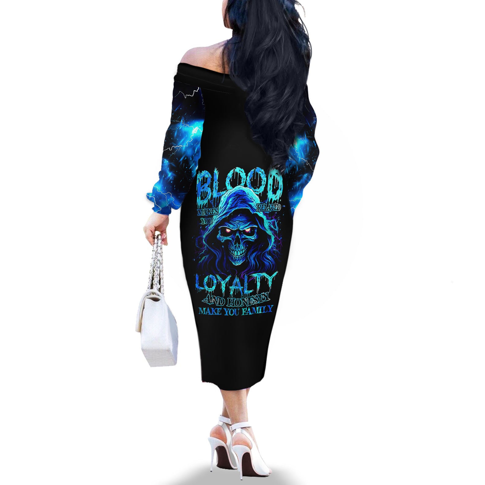 blue-flame-skull-off-the-shoulder-long-sleeve-dress-blood-make-you-related