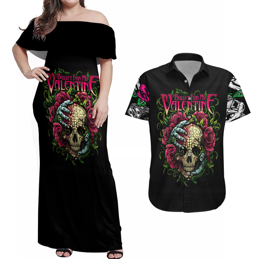 viper-skull-couples-matching-off-shoulder-maxi-dress-and-hawaiian-shirt-bullet-for-my-valentine