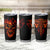 Flame Skull Tumbler Cup SKull Face Inside Me