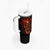 Flame Skull Tumbler With Handle SKull Face Inside Me