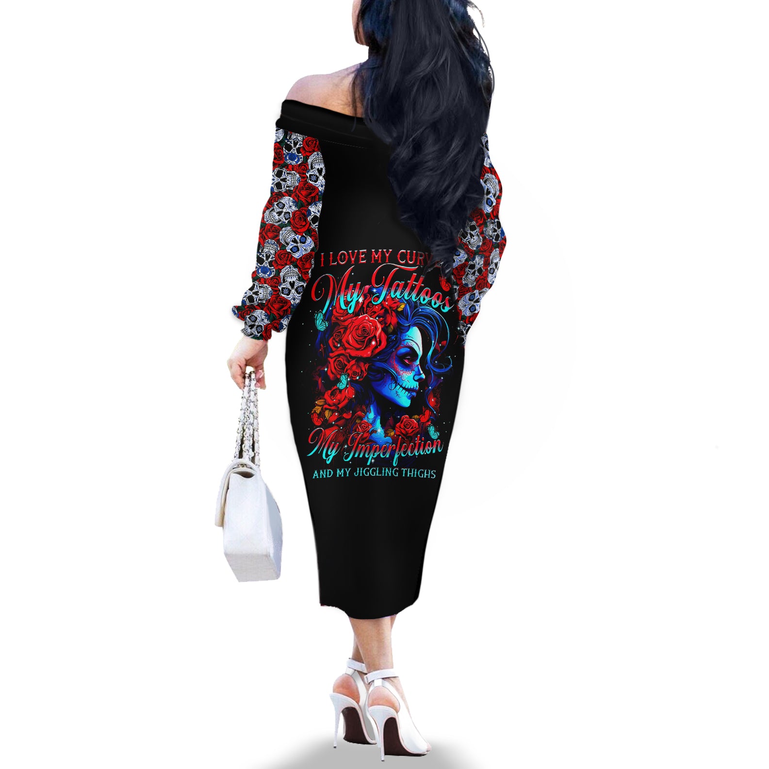 skull-rose-off-the-shoulder-long-sleeve-dress-i-love-my-curve-my-tattoo-my-imperfection