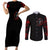 blood-skull-couples-matching-short-sleeve-bodycon-dress-and-long-sleeve-button-shirts-i-never-alone-my-demon-with-me-247