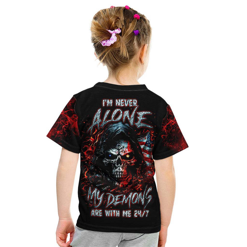 blood-skull-kid-t-shirt-i-never-alone-my-demon-with-me-247