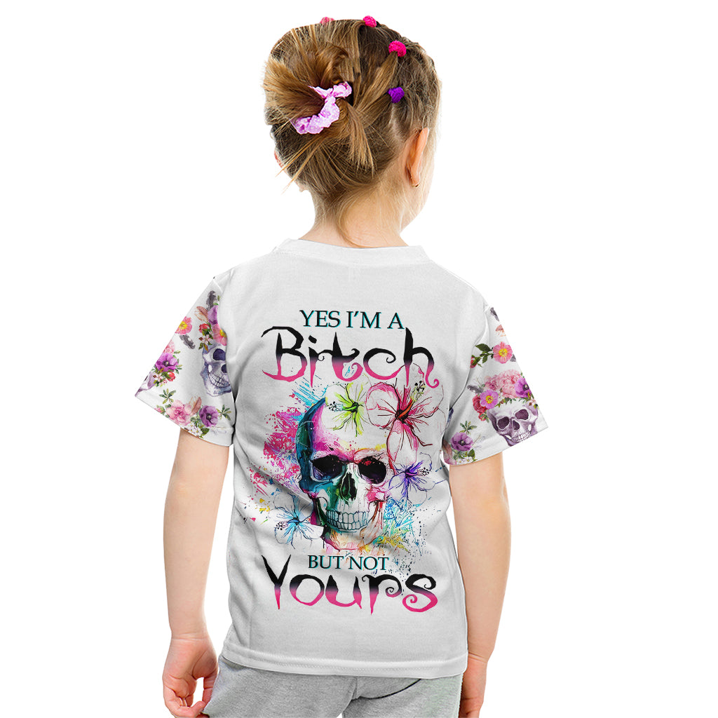 watercolor-skull-kid-t-shirt-yes-im-bitch-but-not-your