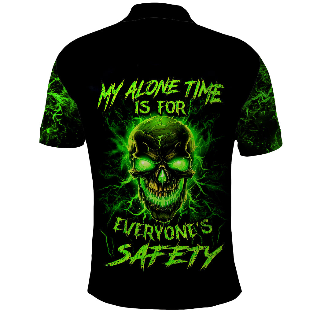 flame-skull-polo-shirt-my-alone-time-is-for-everyone-safe