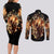 fire-skull-couples-matching-long-sleeve-bodycon-dress-and-long-sleeve-button-shirts-flame-skull-ride-or-die