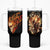 Fire Skull Tumbler With Handle Flame SKull Ride Or Die