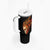 Fire Skull Tumbler With Handle Flame SKull Ride Or Die