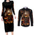 flame-skull-couples-matching-long-sleeve-bodycon-dress-and-long-sleeve-button-shirts-flame-skeleton-inside-my-body