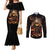 flame-skull-couples-matching-mermaid-dress-and-long-sleeve-button-shirts-flame-skeleton-inside-my-body