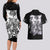 rose-skull-couples-matching-long-sleeve-bodycon-dress-and-hawaiian-shirt-white-rose-skull-day-of-the-dead