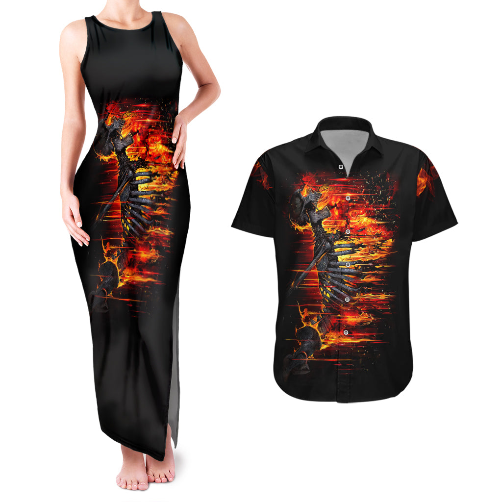 fire-skull-couples-matching-tank-maxi-dress-and-hawaiian-shirt-dead-fire-skeleton-scream