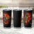 Fire Skull Tumbler Cup Dead Fire Skeleton Scream